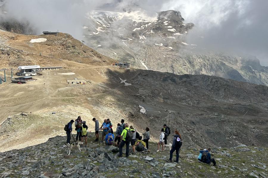 escursione guidata al corno del camoscio
