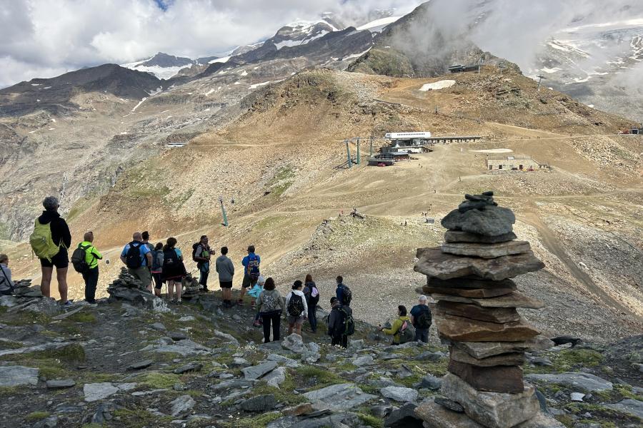 escursione guidata al corno del camoscio