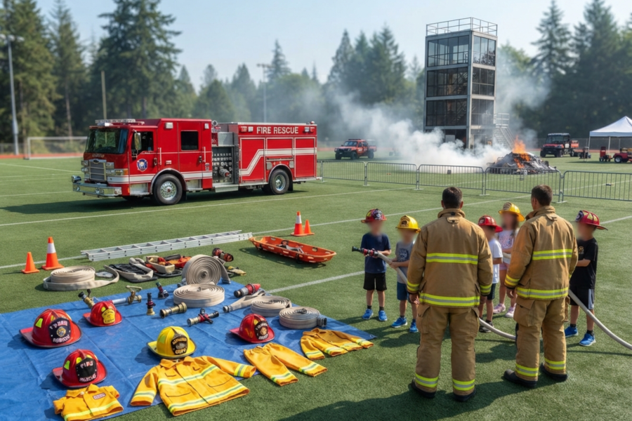Vigili del fuoco  Settimana dello Sport: Pomeriggio con i Vigili del Fuoco Volontari