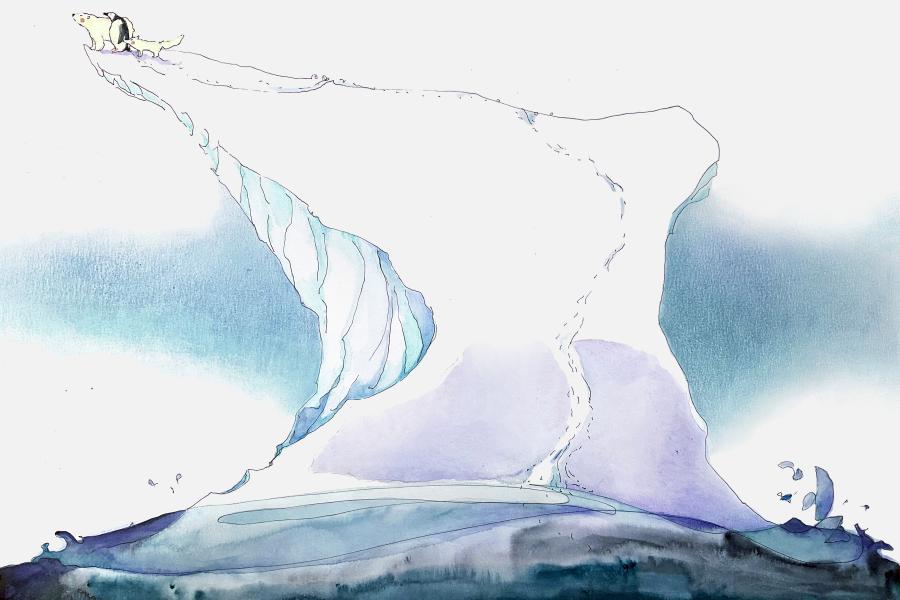 Una montagna di...segni - Impronte di ghiaccio