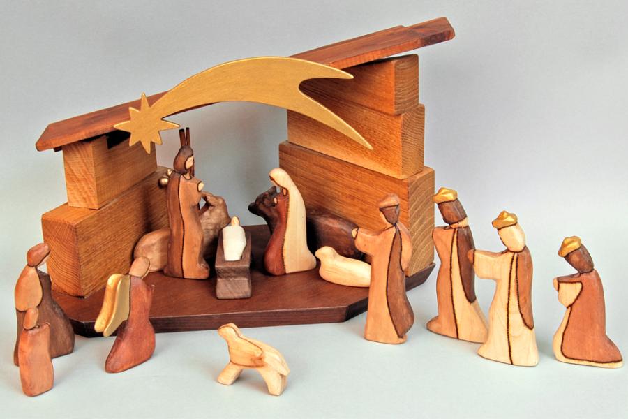 Mostra di presepi artigianali