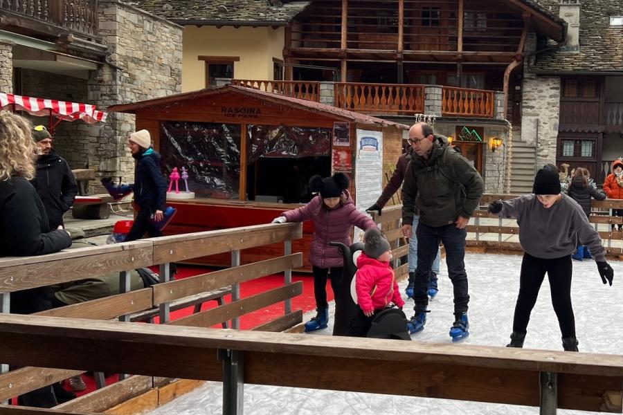 Pattinaggio ad Alagna