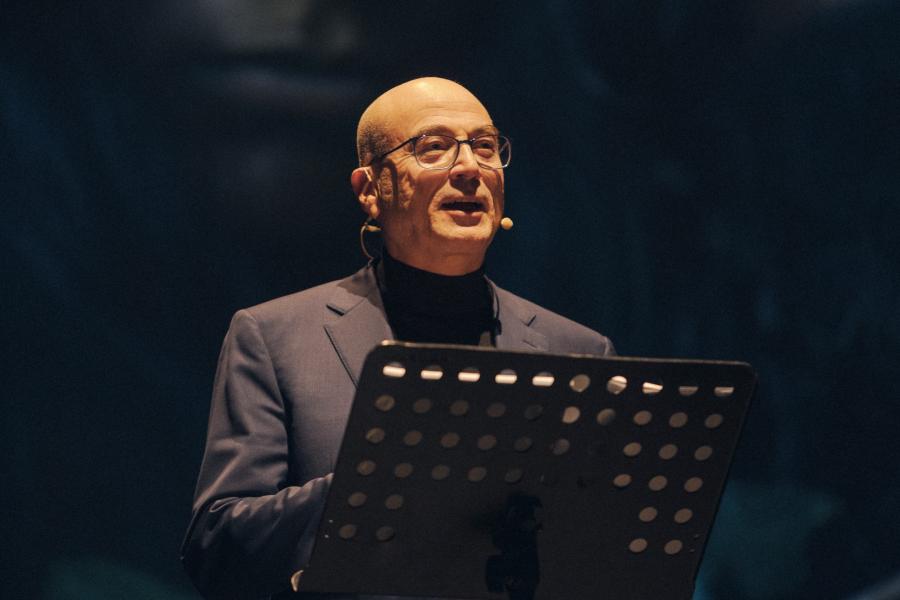 Aosta Classica - Aldo Cazzullo in scena con Francesco: il primo italiano