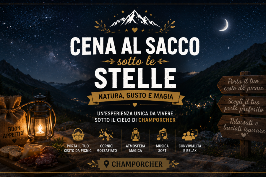 cena sotto le stelle