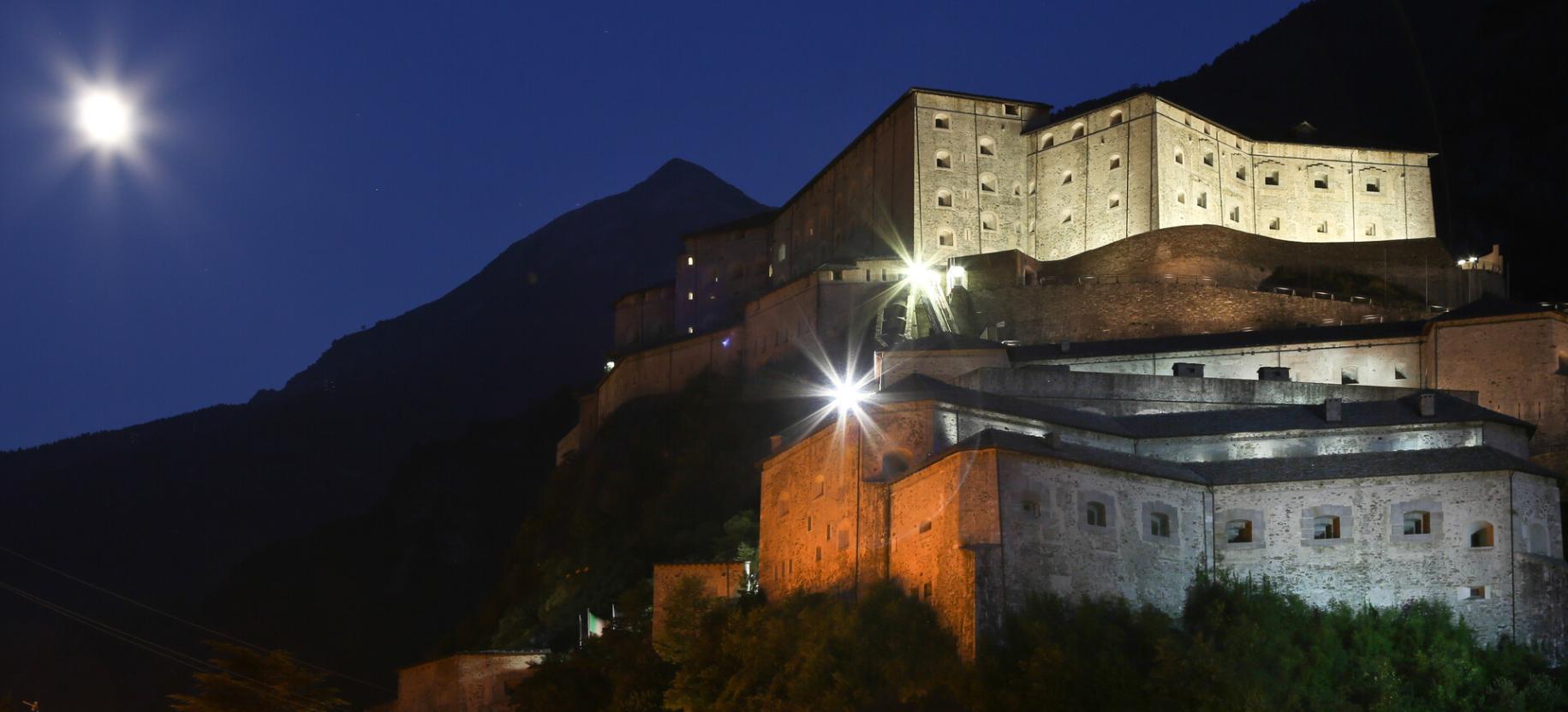 Luci di Natale al Forte di Bard