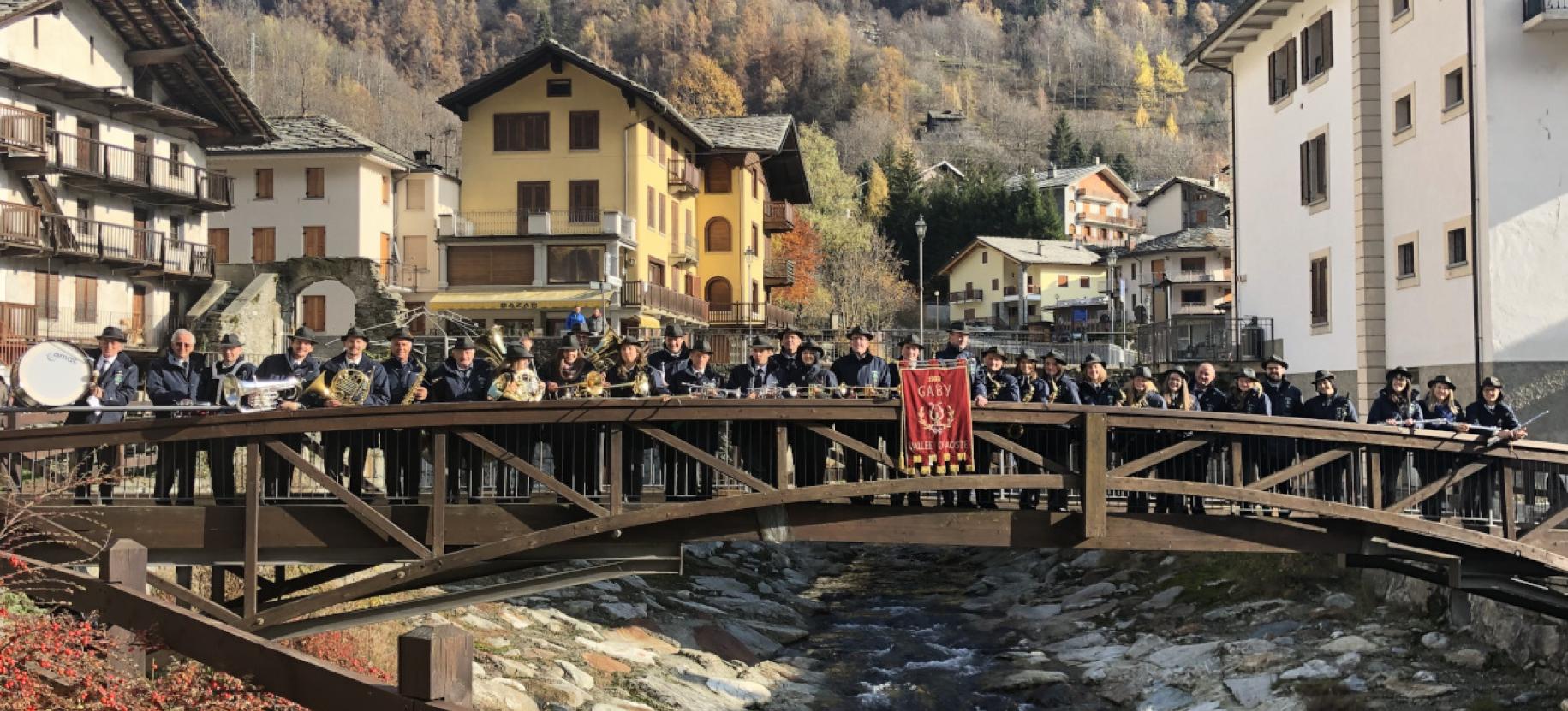 Concert de la fanfare Filarmonica Regina Margherita de Gaby