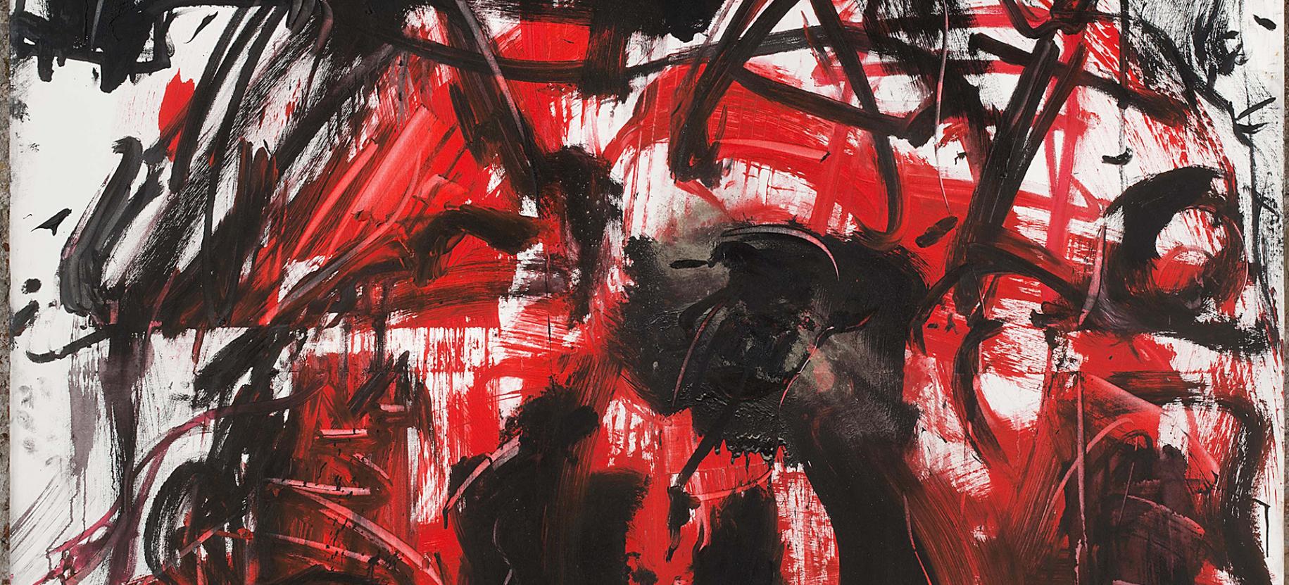 Emilio Vedova. Rosso ’83 – V, 1982  Emilio Vedova. Questa è pittura