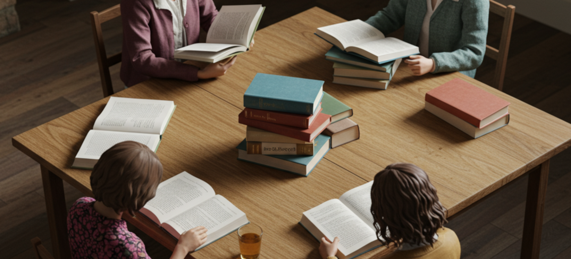 persone intente nella lettura  Activités pour enfants de lecture et jeux