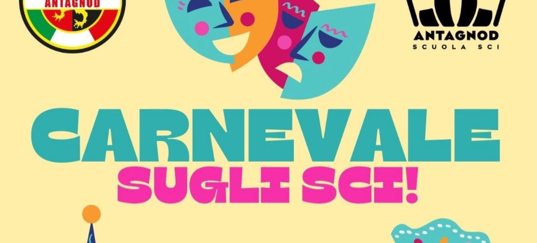 Carnevale Antagnod  Descente aux flambeaux sur les pentes de Antagnod