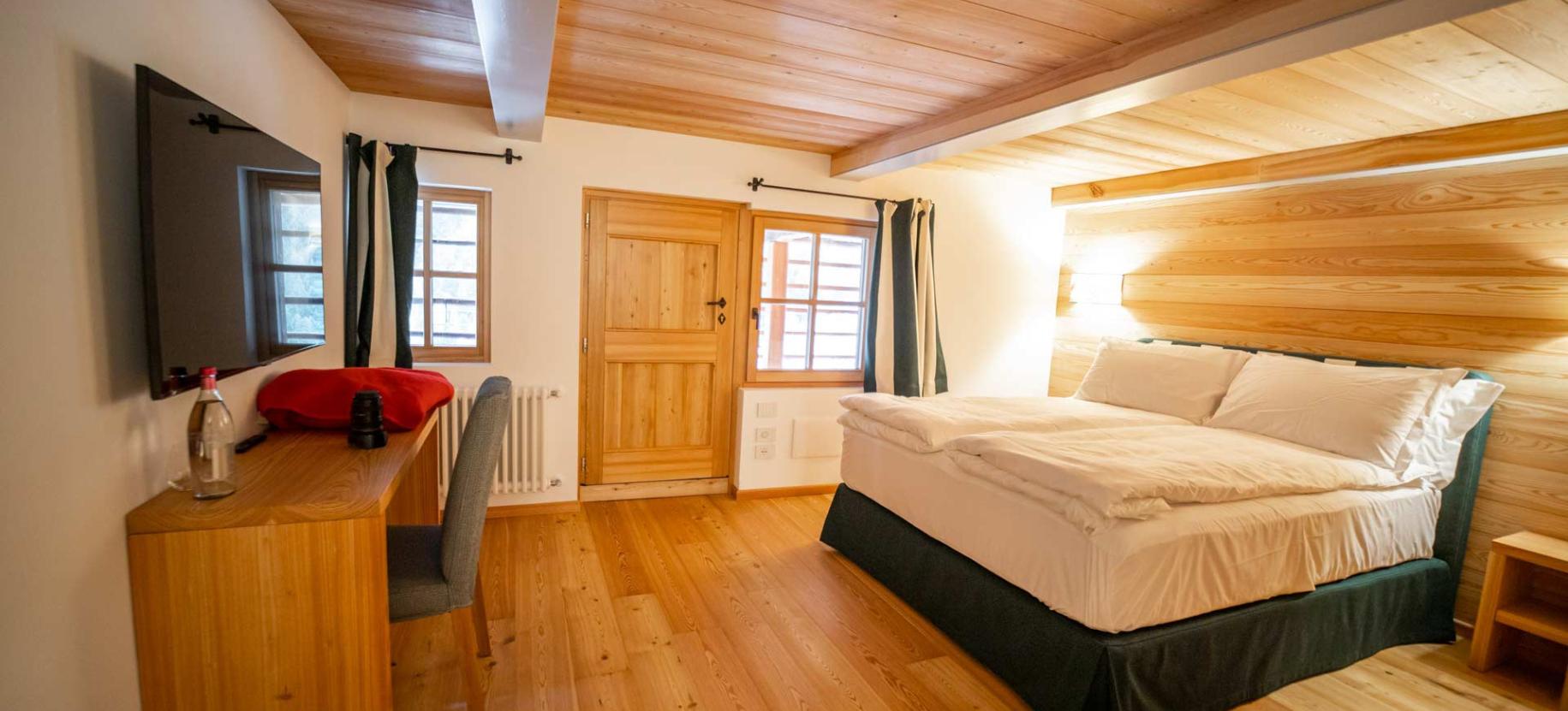 Una della camere del Montana Fold