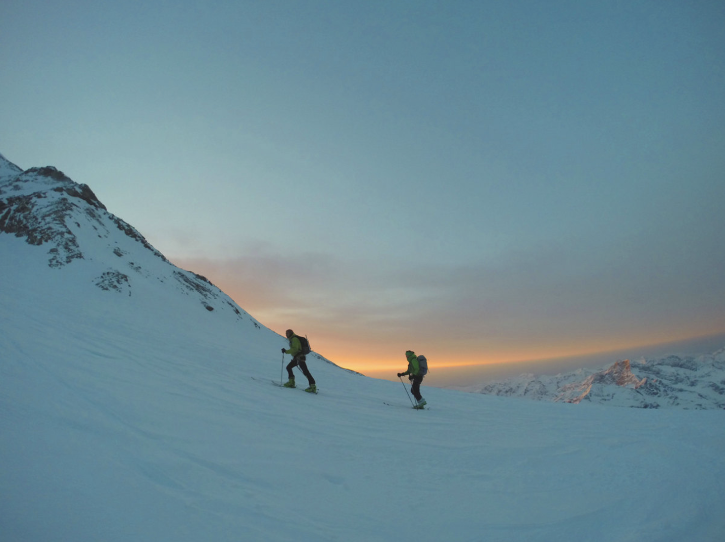 Sci alpinismo estivo Piramide Vincent