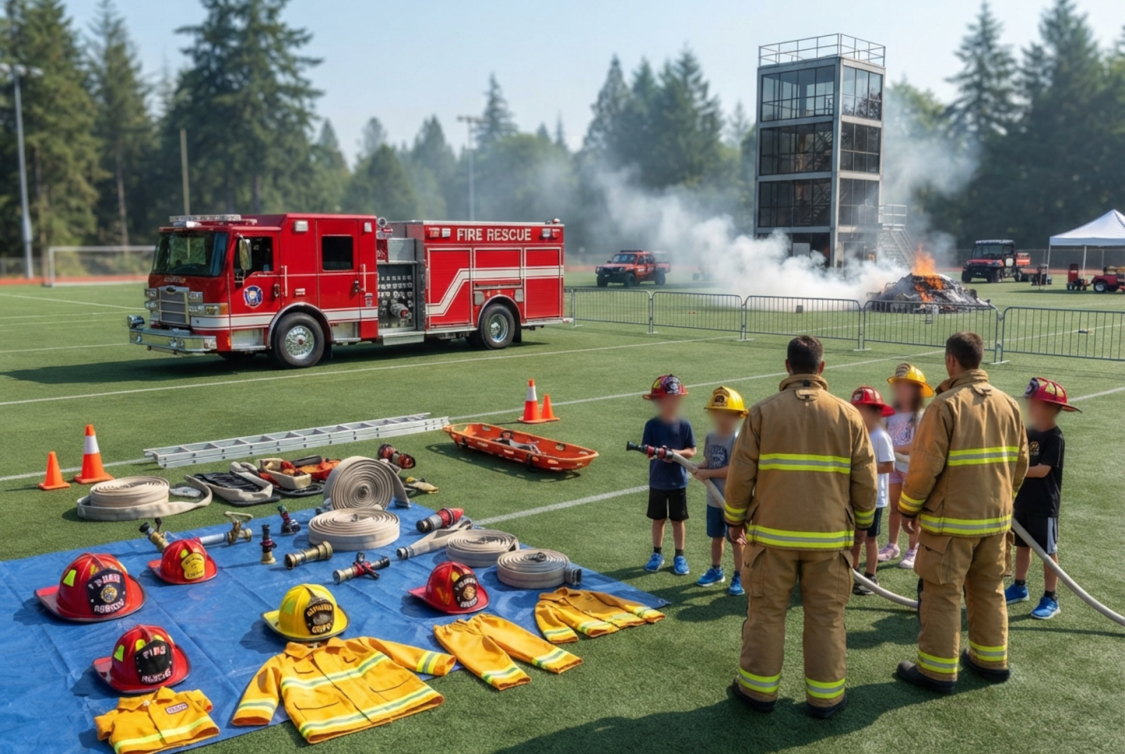 Vigili del fuoco  Settimana dello Sport: Pomeriggio con i Vigili del Fuoco Volontari