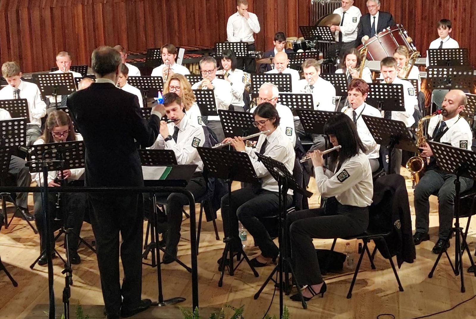 Concert de la fanfare Filarmonica Regina Margherita de Gaby