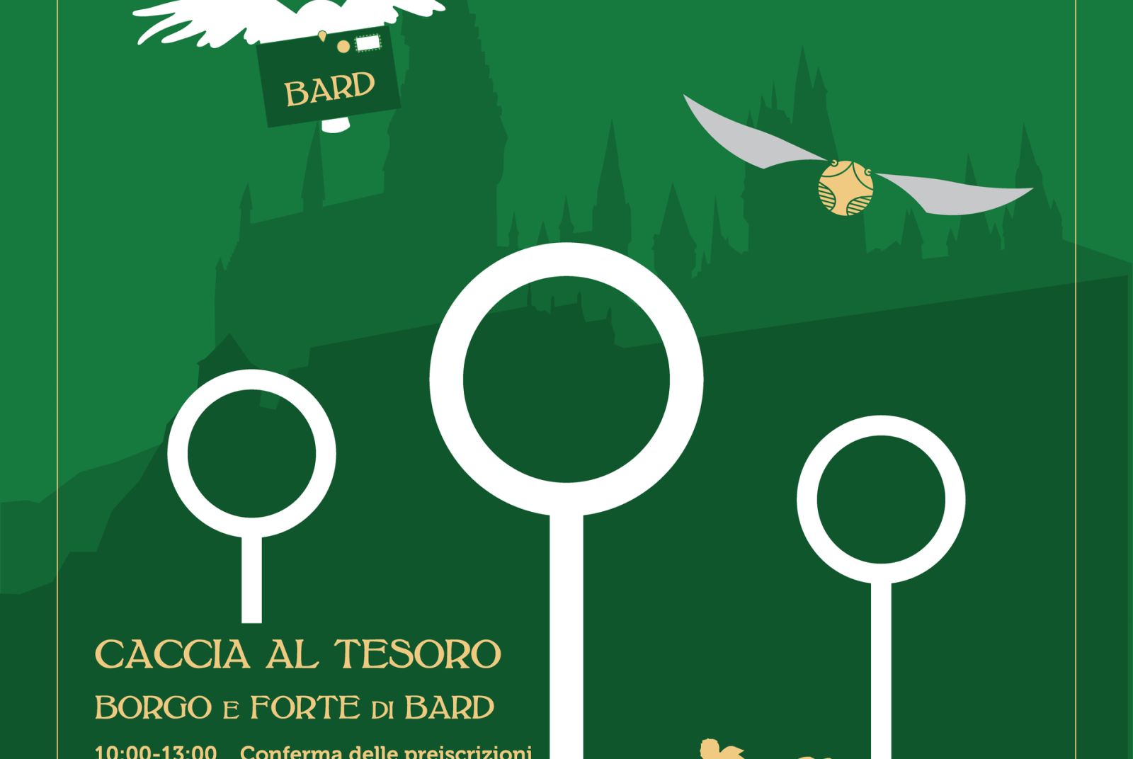 Coppa delle Case a Bard – Caccia al Tesoro a tema Harry Potter