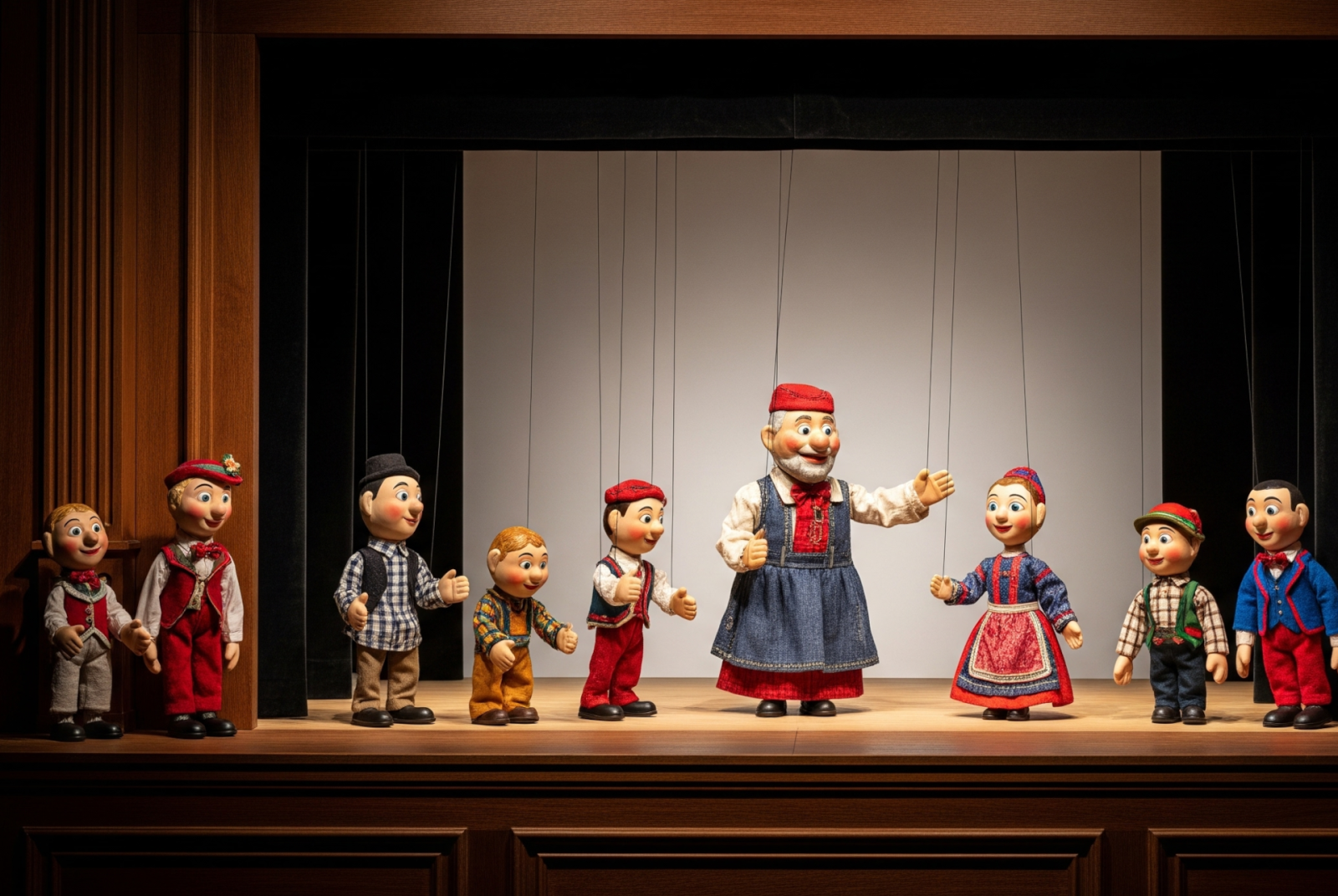 Spettacolo burattini  Théâtre de marionnettes