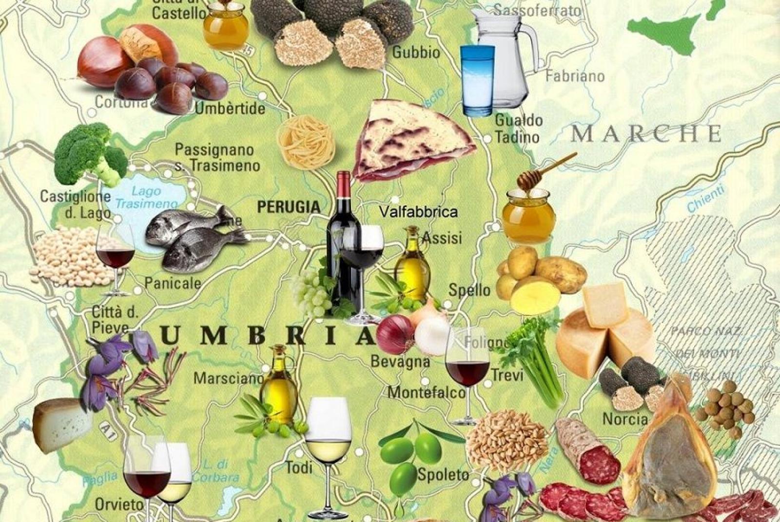 Merenda sinoira tra i sapori dell'Umbria